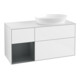 V&B Waschtischunterschrank Wandbeleuchtung Finion 120cm, Pl w m, Reg md m Lac, glo wh. Lac-1
