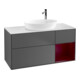 V&B Waschtischunterschrank Wandbeleuchtung Finion 120cm, Pl w m, Reg Peo m Lac, Anthrac. m-1
