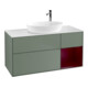 V&B Waschtischunterschrank Wandbeleuchtung Finion 120cm, Pl w m, Reg Peo m Lac, Oli. m Lac-1