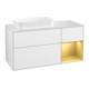 V&B Waschtischunterschrank Wandbeleuchtung Finion 120cm, Pl w m, Reg re gol m, glo wh. Lac-1