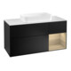 V&B Waschtischunterschrank Wandbeleuchtung Finion 120cm, Pl w m, Reg re Oa ven, bla m Lac-1