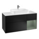 V&B Waschtischunterschrank Wandbeleuchtung Finion 120cm, Pl w m, Reg re Oli. m, bla m Lac-1