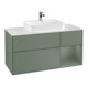 V&B Waschtischunterschrank Wandbeleuchtung Finion 120cm, Pl w m, Reg re Oli. m, Oli. m Lac-1