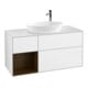 V&B Waschtischunterschrank Wandbeleuchtung Finion 120cm, Pl w m, Reg wal ven, glo wh. Lac-1