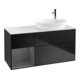 V&B Waschtischunterschrank Wandbeleuchtung Finion 120cm, Pl w m, Rg A m Lac, bla m Lac-1