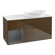 V&B Waschtischunterschrank Wandbeleuchtung Finion 120cm, Pl w m, Rg A m Lac, wal ven