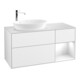 V&B Waschtischunterschrank Wandbeleuchtung Finion 120cm, Pl w m, Rg g wh. Lac, glo wh. Lac-1