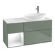 V&B Waschtischunterschrank Wandbeleuchtung Finion 120cm, Pl w m, Rg g wh. Lac, Oli. m Lac-1