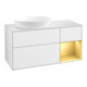 V&B Waschtischunterschrank Wandbeleuchtung Finion 120cm, Pl w m, Rg gol m Lac, glo wh. Lac-1