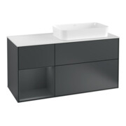 V&B Waschtischunterschrank Wandbeleuchtung Finion 120cm, Pl w m, Rg l md b m La, md b m La
