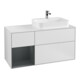 V&B Waschtischunterschrank Wandbeleuchtung Finion 120cm, Pl w m, Rg l md b m La, wh. m Lac-1