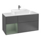 V&B Waschtischunterschrank Wandbeleuchtung Finion 120cm, Pl w m, Rg l Ol m Lac, Anthrac. m-1