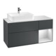 V&B Waschtischunterschrank Wandbeleuchtung Finion 120cm, Pl w m, Rg l w m La, md bl. m Lac-1