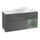 V&B Waschtischunterschrank Wandbeleuchtung Finion 120cm, Pl w m, Rg Oli. m Lac, Anthrac. m-1
