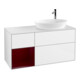 V&B Waschtischunterschrank Wandbeleuchtung Finion 120cm, Pl w m, Rg Peo m Lac, glo wh. Lac-1