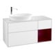 V&B Waschtischunterschrank Wandbeleuchtung Finion 120cm, Pl w m, Rg Peo m Lac, glo wh. Lac-1