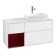 V&B Waschtischunterschrank Wandbeleuchtung Finion 120cm, Pl w m, Rg Peo m Lac, glo wh. Lac-1