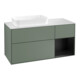 V&B Waschtischunterschrank Wandbeleuchtung Finion 120cm, Pl w m, Rg r b m Lac, Oli. m Lac-1
