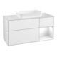 V&B Waschtischunterschrank Wandbeleuchtung Finion 120cm, Pl w m, Rg r g w Lac, glo wh. Lac-1