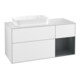 V&B Waschtischunterschrank Wandbeleuchtung Finion 120cm, Pl w m, Rg r md b m La, g wh. Lac-1