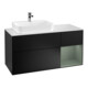 V&B Waschtischunterschrank Wandbeleuchtung Finion 120cm, Pl w m, Rg r Ol m Lac, bla m Lac-1