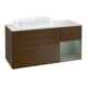 V&B Waschtischunterschrank Wandbeleuchtung Finion 120cm, Pl w m, Rg re Oli. m Lac, wal ven-1