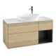 V&B Waschtischunterschrank Wandbeleuchtung Finion 120cm, Pl wh. m, Reg bla m Lac, Oa ven-1