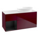 V&B Waschtischunterschrank Wandbeleuchtung Finion 120cm, Pl wh. m, Reg bla m Lac, Peo m-1