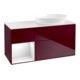 V&B Waschtischunterschrank Wandbeleuchtung Finion 120cm, Pl wh. m, Reg glo wh. Lac, Peo m-1