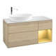 V&B Waschtischunterschrank Wandbeleuchtung Finion 120cm, Pl wh. m, Reg gol m Lac, Oa ven-1