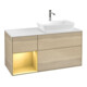 V&B Waschtischunterschrank Wandbeleuchtung Finion 120cm, Pl wh. m, Reg gol m Lac, Oa ven-1