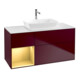 V&B Waschtischunterschrank Wandbeleuchtung Finion 120cm, Pl wh. m, Reg gol m Lac, Peo m-1
