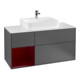 V&B Waschtischunterschrank Wandbeleuchtung Finion 120cm, Pl wh. m, Reg li Peo, Anthrac. m-1