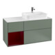 V&B Waschtischunterschrank Wandbeleuchtung Finion 120cm, Pl wh. m, Reg li Peo, Oli. m Lac-1