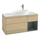 V&B Waschtischunterschrank Wandbeleuchtung Finion 120cm, Pl wh. m, Reg md m Lac, Oa ven-1
