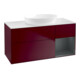 V&B Waschtischunterschrank Wandbeleuchtung Finion 120cm, Pl wh. m, Reg md m Lac, Peo m-1