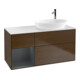 V&B Waschtischunterschrank Wandbeleuchtung Finion 120cm, Pl wh. m, Reg md m Lac, wal ven-1