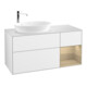 V&B Waschtischunterschrank Wandbeleuchtung Finion 120cm, Pl wh. m, Reg Oa ven, glo wh. Lac-1
