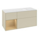 V&B Waschtischunterschrank Wandbeleuchtung Finion 120cm, Pl wh. m, Reg Oa ven, si Gr m Lac-1