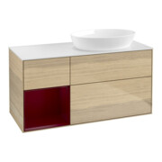 V&B Waschtischunterschrank Wandbeleuchtung Finion 120cm, Pl wh. m, Reg Peo m Lac, Oa ven