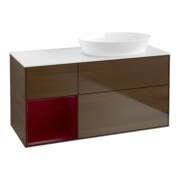 V&B Waschtischunterschrank Wandbeleuchtung Finion 120cm, Pl wh. m, Reg Peo m Lac, wal ven