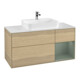 V&B Waschtischunterschrank Wandbeleuchtung Finion 120cm, Pl wh. m, Reg re Oli. m, Oa ven-1