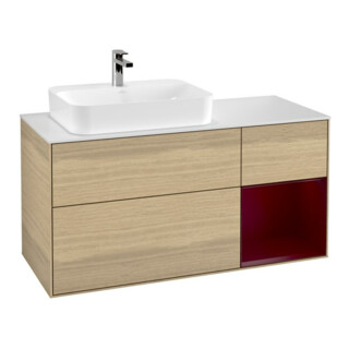 V&B Waschtischunterschrank Wandbeleuchtung Finion 120cm, Pl wh. m, Reg re Peo, Oa ven