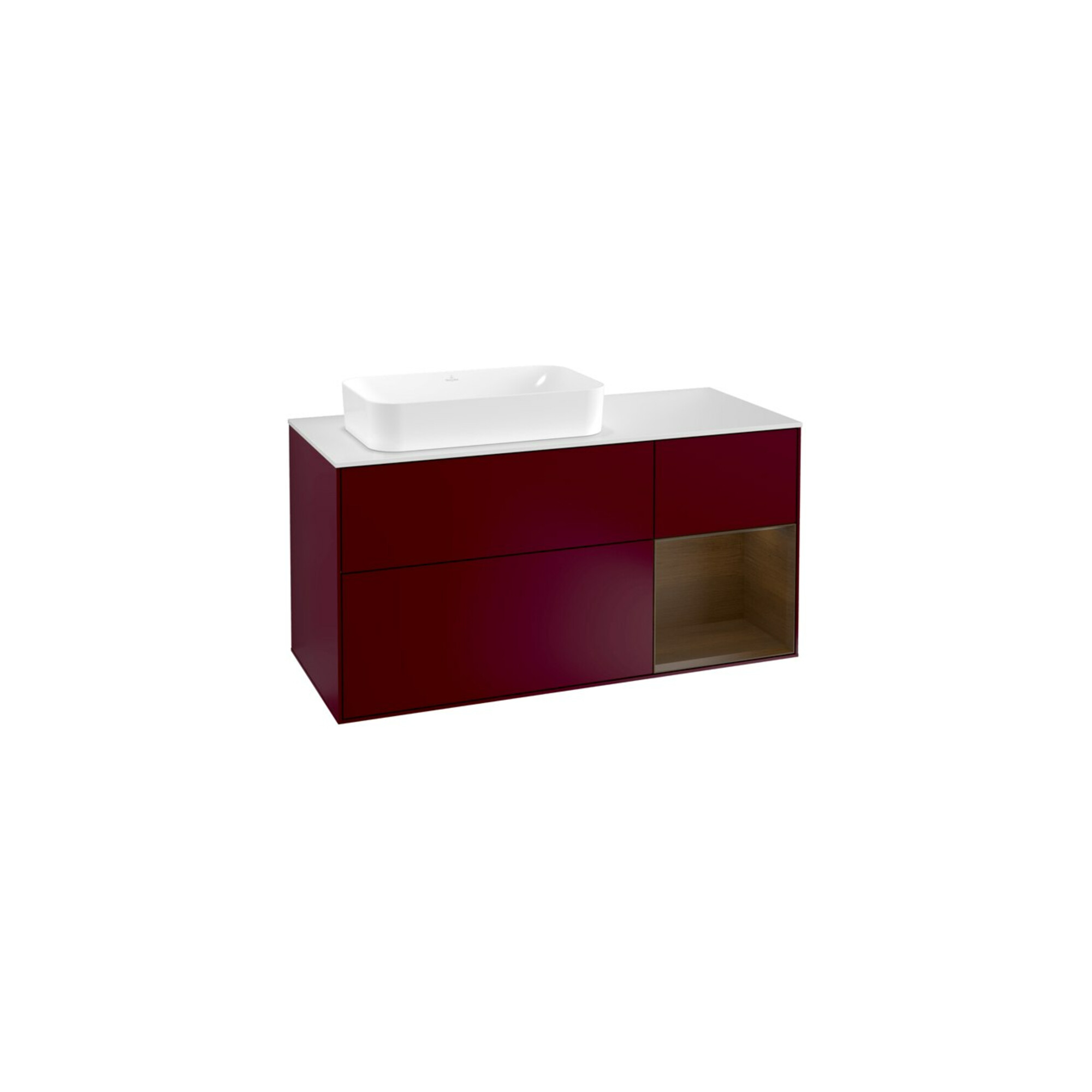 V&B Waschtischunterschrank Wandbeleuchtung Finion 120cm, Pl wh. m, Reg re wal ven, Peo m ; Villeroy & Boch