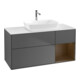 V&B Waschtischunterschrank Wandbeleuchtung Finion 120cm, Pl wh. m, Reg wal ven, Anthrac. m-1