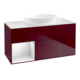 V&B Waschtischunterschrank Wandbeleuchtung Finion 120cm, Pl wh. m, Reg wh. m Lac, Peo m-1