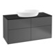 V&B Waschtischunterschrank Wandbeleuchtung Finion 120x60,3cm, Abd.-Pl. bla m, Anthrac. m-1