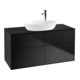 V&B Waschtischunterschrank Wandbeleuchtung Finion 120x60,3cm, Abd.-Pl. bla m, bla m Lac-1