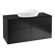 V&B Waschtischunterschrank Wandbeleuchtung Finion 120x60,3cm, Abd.-Pl. bla m, bla m Lac