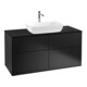 V&B Waschtischunterschrank Wandbeleuchtung Finion 120x60,3cm, Abd.-Pl. bla m, bla m Lac-1